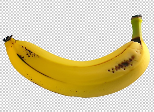 Banana isolata su strato alfa