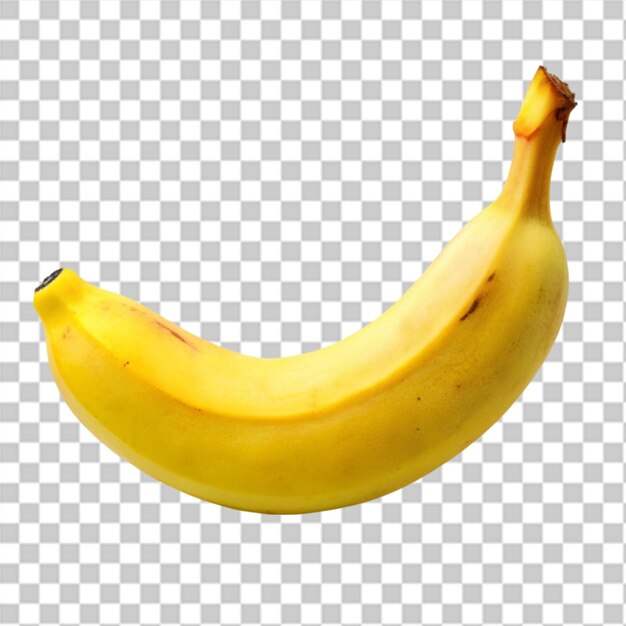 PSD banana isolated on transparent background