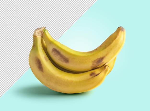 Banana mockup with editable background