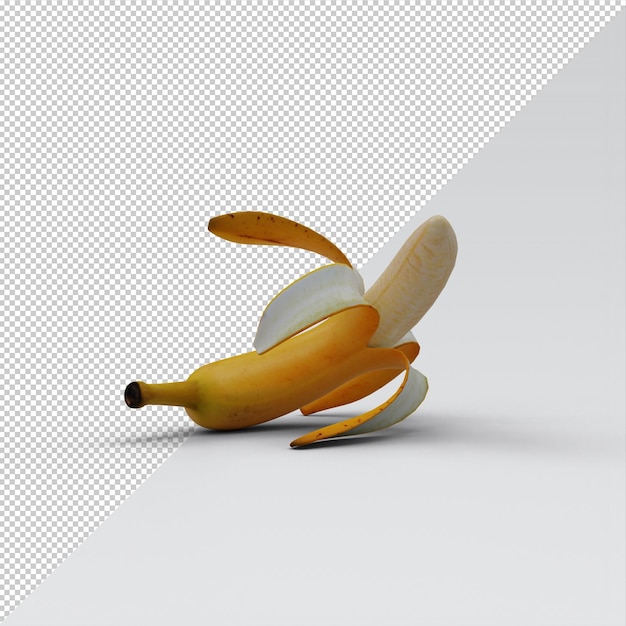 Banana set isolated