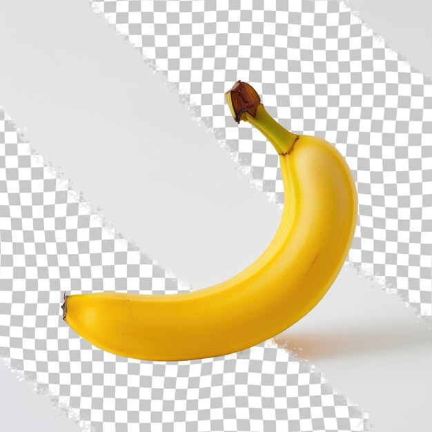 PSD a banana that has a flower on it