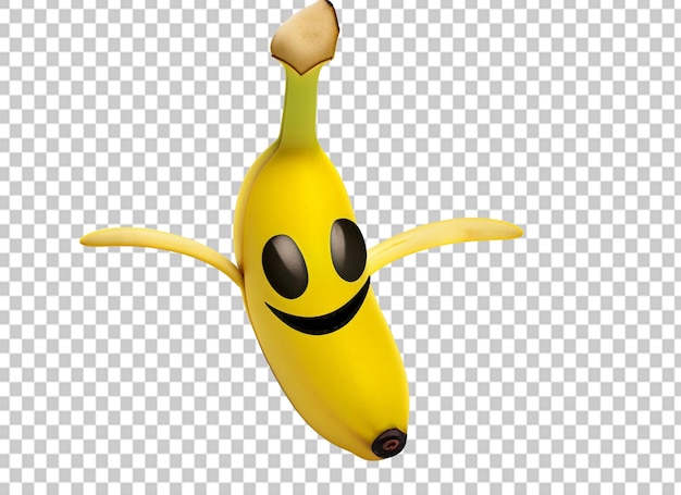 Banana On Transparent Background