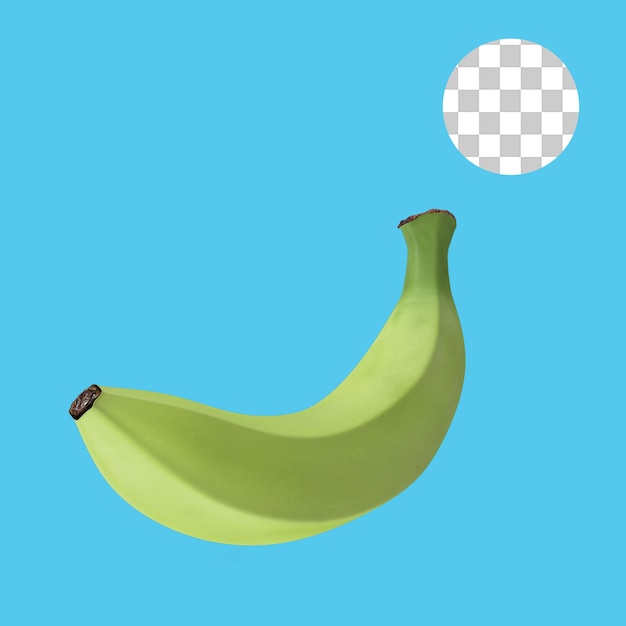 Banana on transparent background