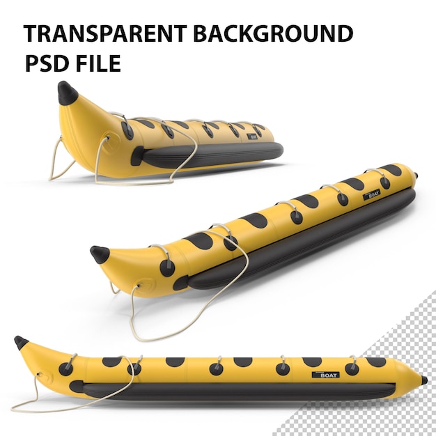 PSD bananenboot png