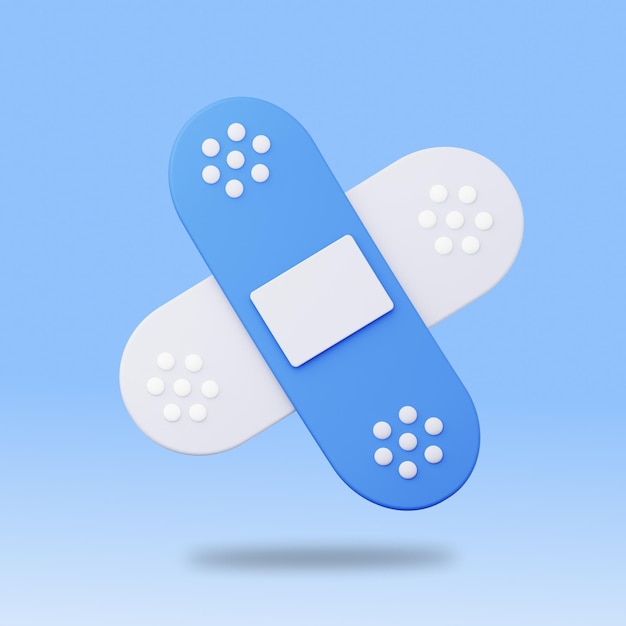 PSD bandage 3d icon