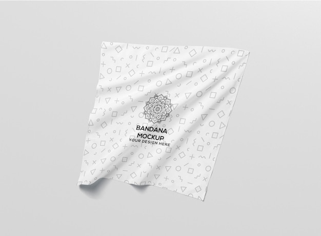 PSD bandana mockup