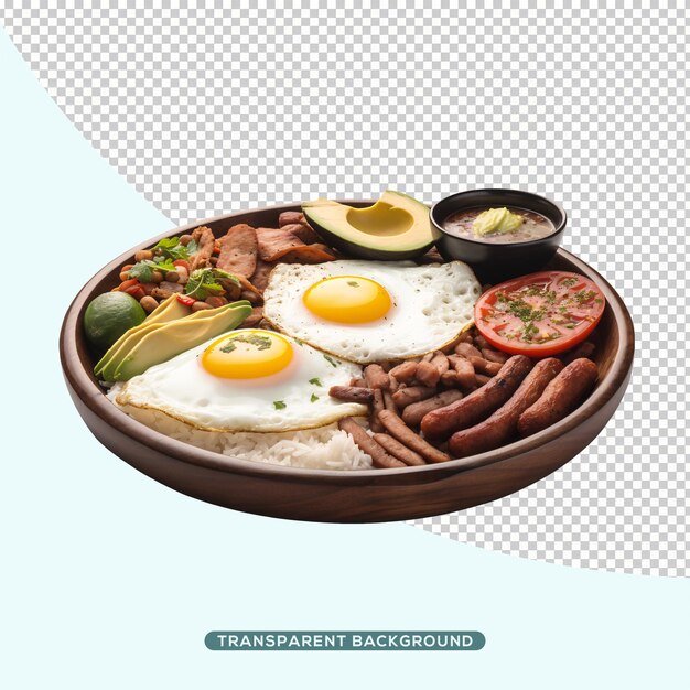 Bandeja paisa colombiaans eten