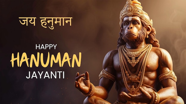 PSD baner i plakat hanuman jayanti