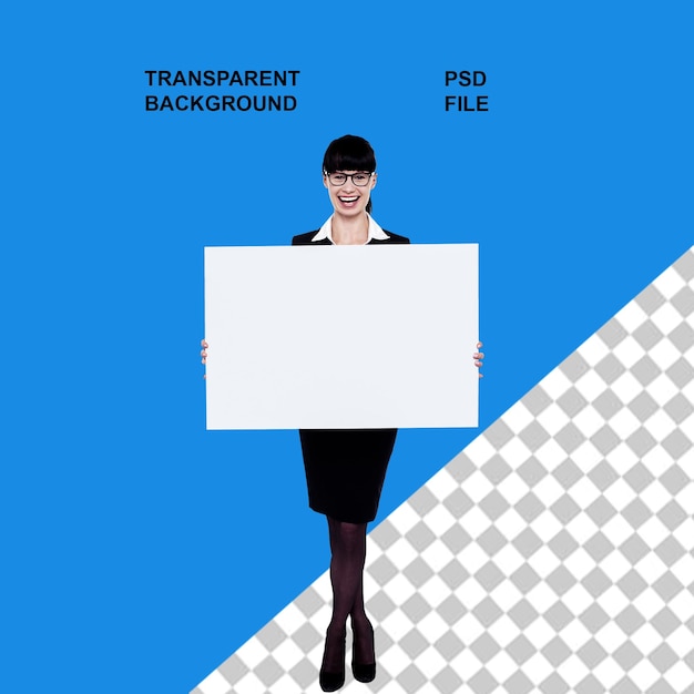 Baner reklamowy z przezroczystym, odizolowanym tłem