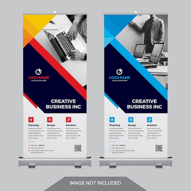 PSD baner roll-up firmy