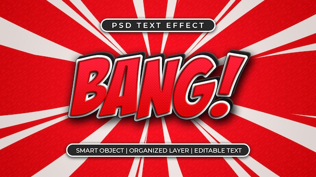 Bang Comic Text Effect