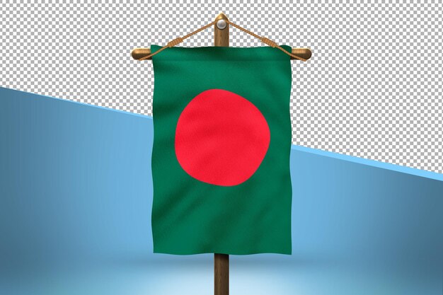 PSD bangladesh hang flag design background