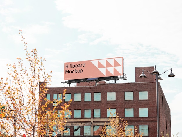 PSD bank bill board mockup