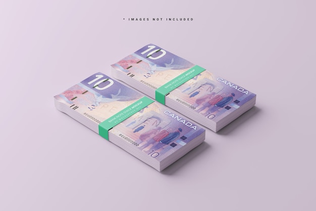 Bankbiljet Stapel Mockup