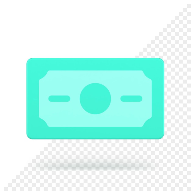PSD banknote 3d icon