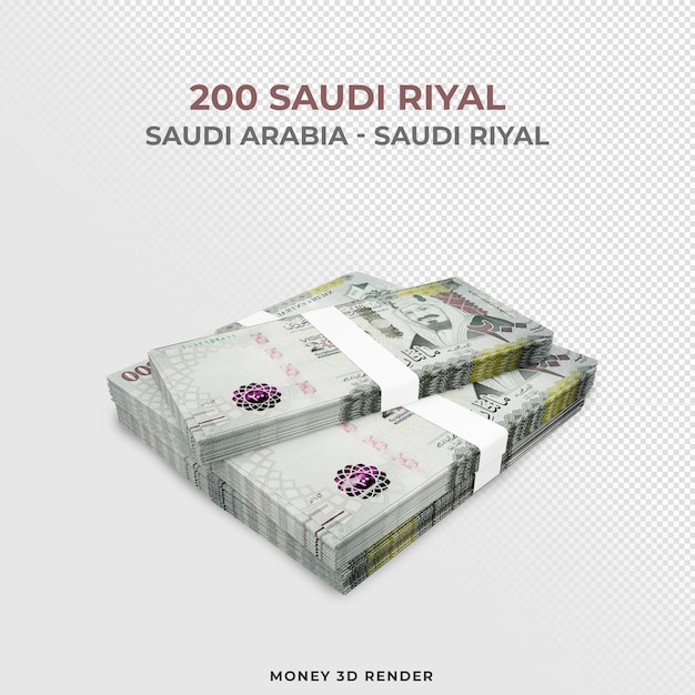 PSD banknoty arabii saudyjskiej 200 riali