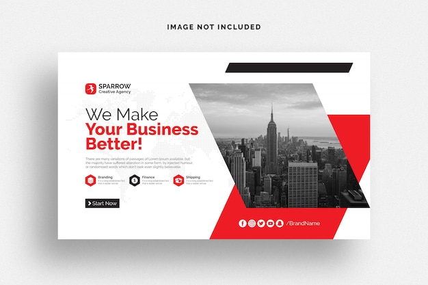 PSD modello di business banner