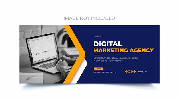 Banner design web and facebook page digital marketing