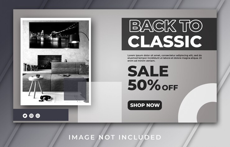 ШАБЛОН ПРОДАЖИ МЕБЕЛИ BANNER LANDING PAGE