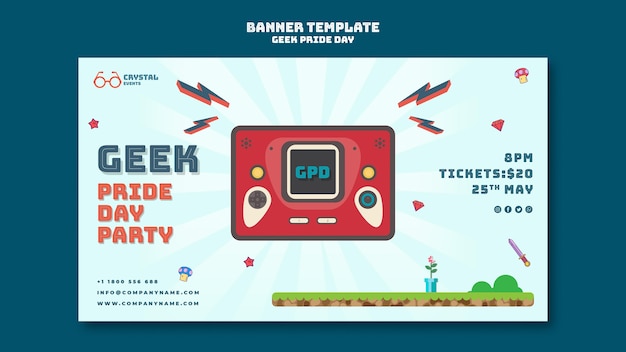 Banner-mal for Geek pride day