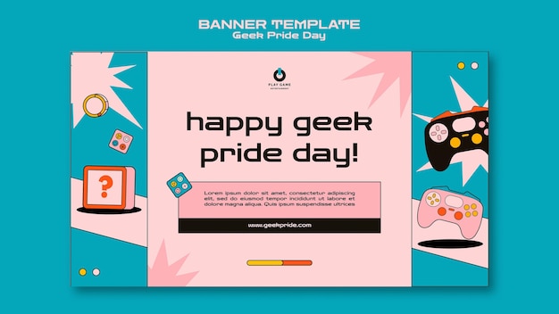 Banner-mal for Geek pride day