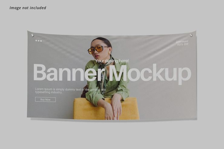 PSD banner mockup