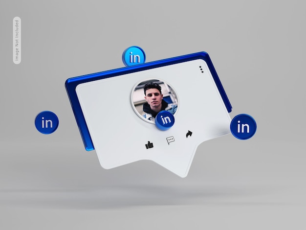 LinkedIn3Dレンダリングのバナープロファイル