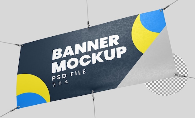 PSD banner psd mockup