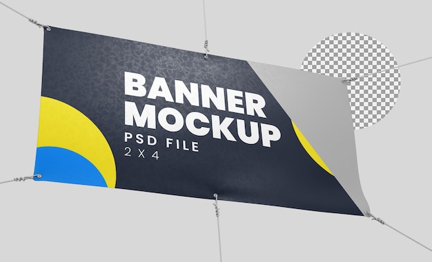 PSD banner psd mockup