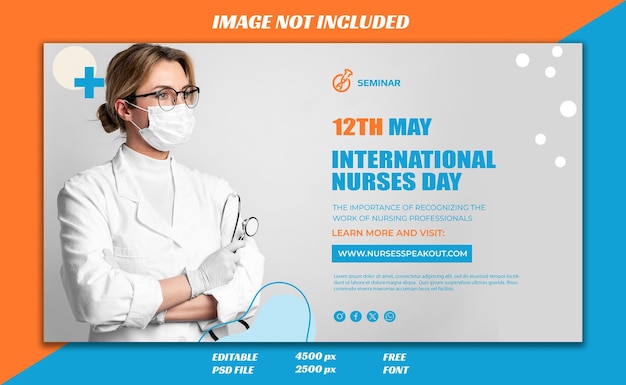 Banner template of medical health care for Social Media Post