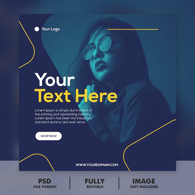 PSD banner template