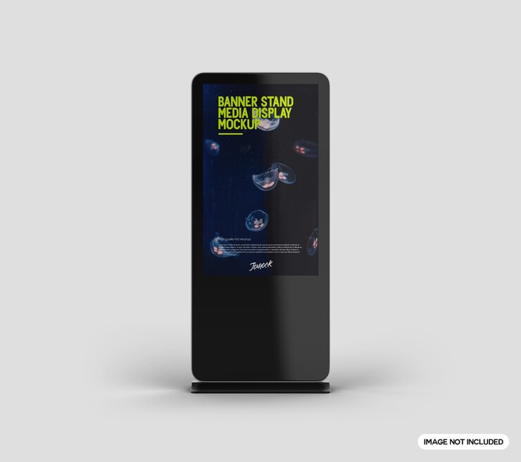 Bannerstandaard Media Display Mockup