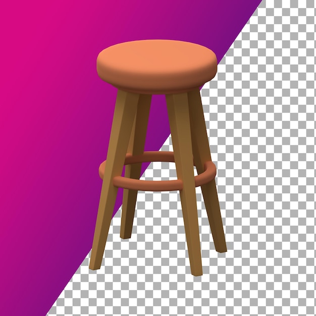 Bar chair with clay style
