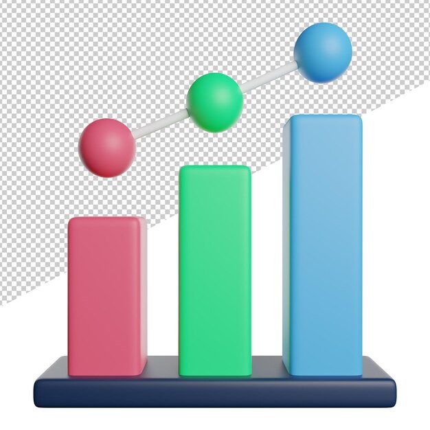 PSD bar chart graph