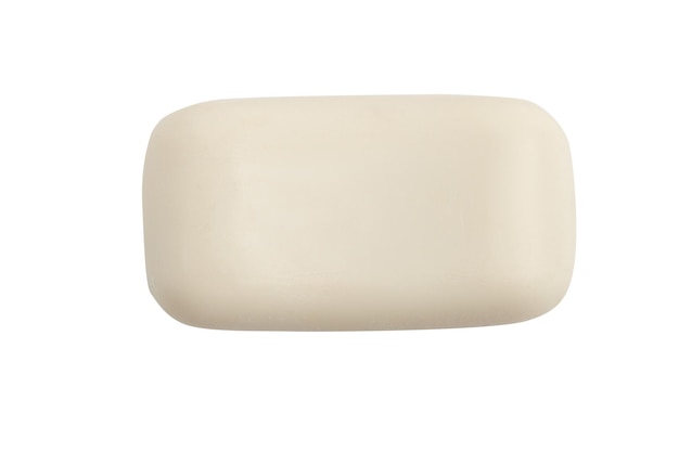 bar of soap on empty background