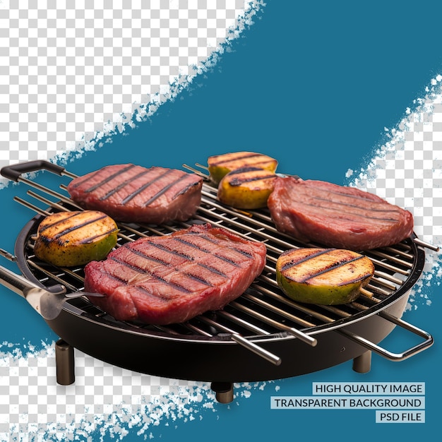 Barbecue 3d png clipart doorzichtige geïsoleerde achtergrond