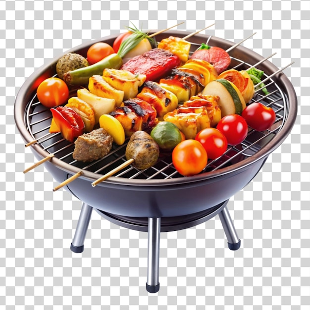 PSD barbecue izolowane na przezroczystym tle