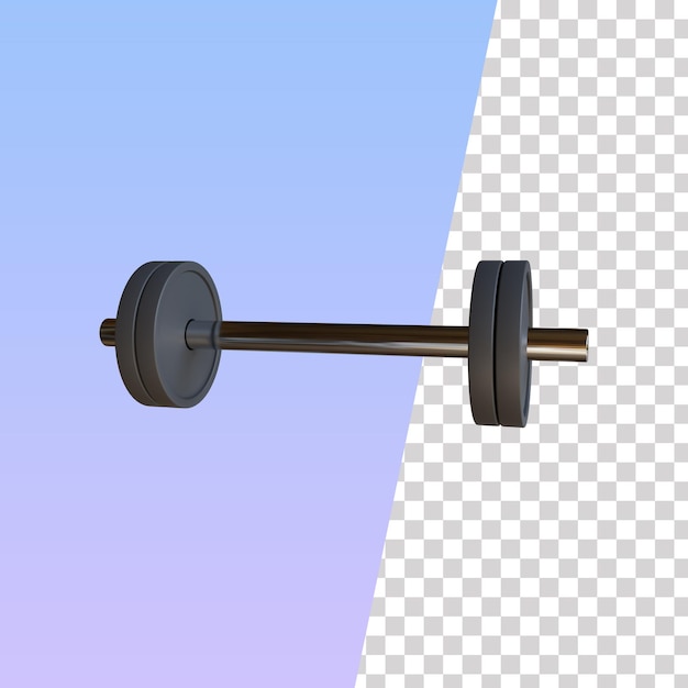 Barbell 3d icon