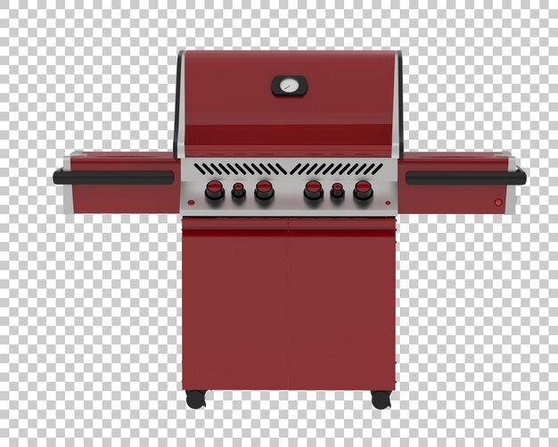 PSD sedia per barbecue isolata su sfondo trasparente illustrazione del rendering 3d