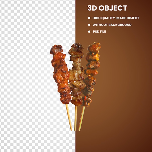 PSD barbeque stick