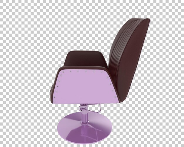 Barber shop chair isolated on background 3d rendering illustration