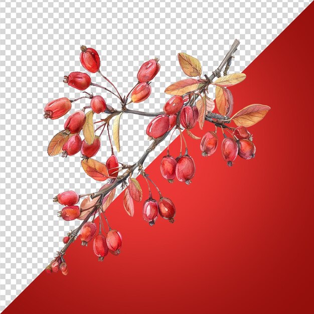 PSD barberry png