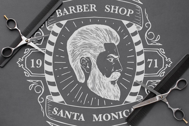 Barbershop concept mock-up