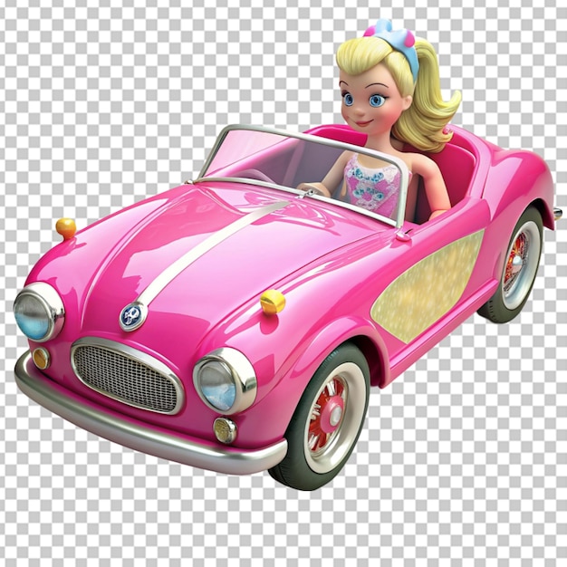 PSD barbie auto png