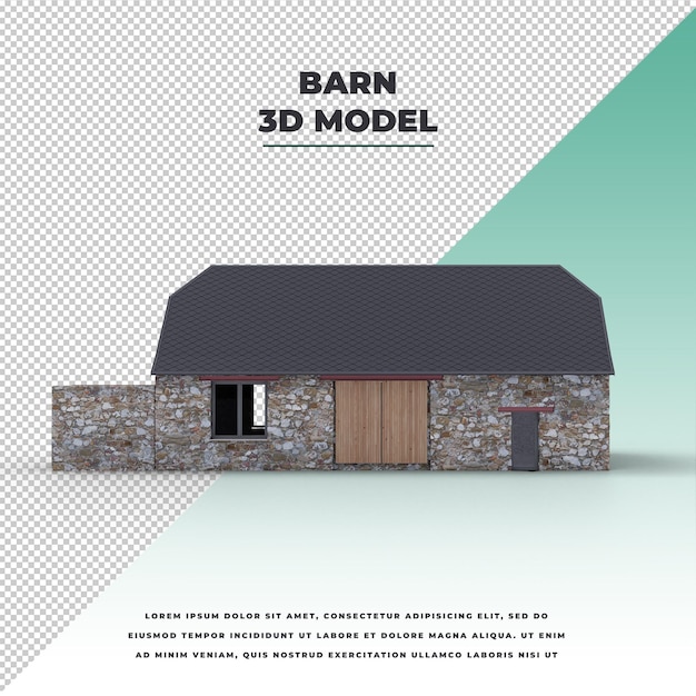 PSD barn isolated model