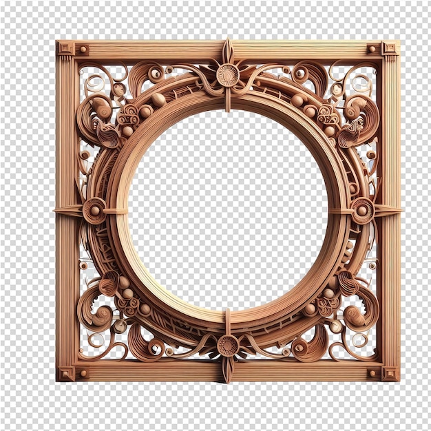 PSD baroque brilliance 3d ornate frame