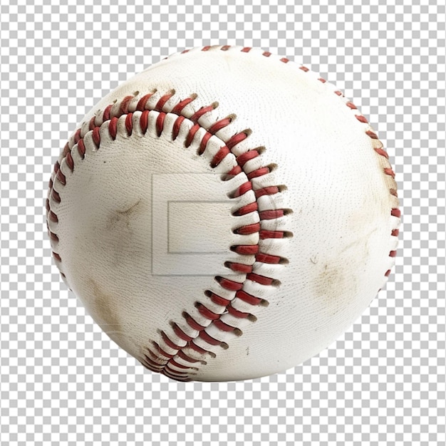 PSD baseball ball isolated on white background