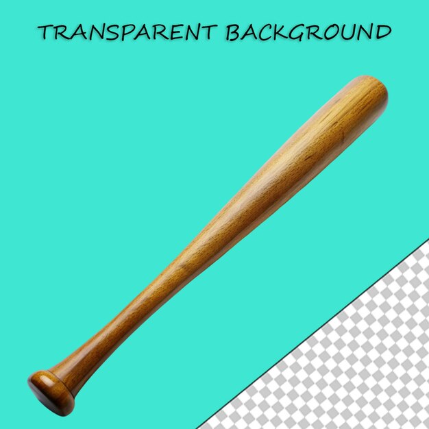 PSD baseball bat isolated