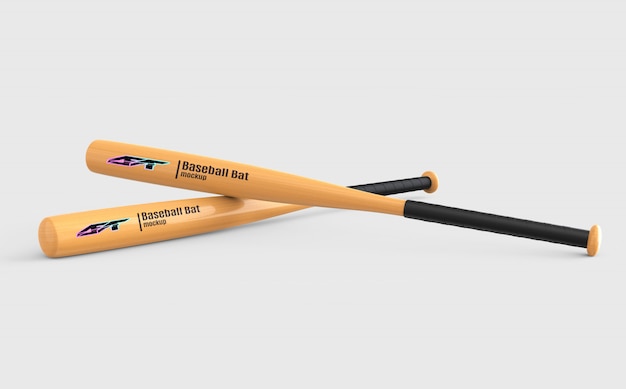 Baseball bat mockup