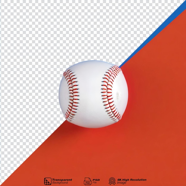 Baseball isolated on transparent background